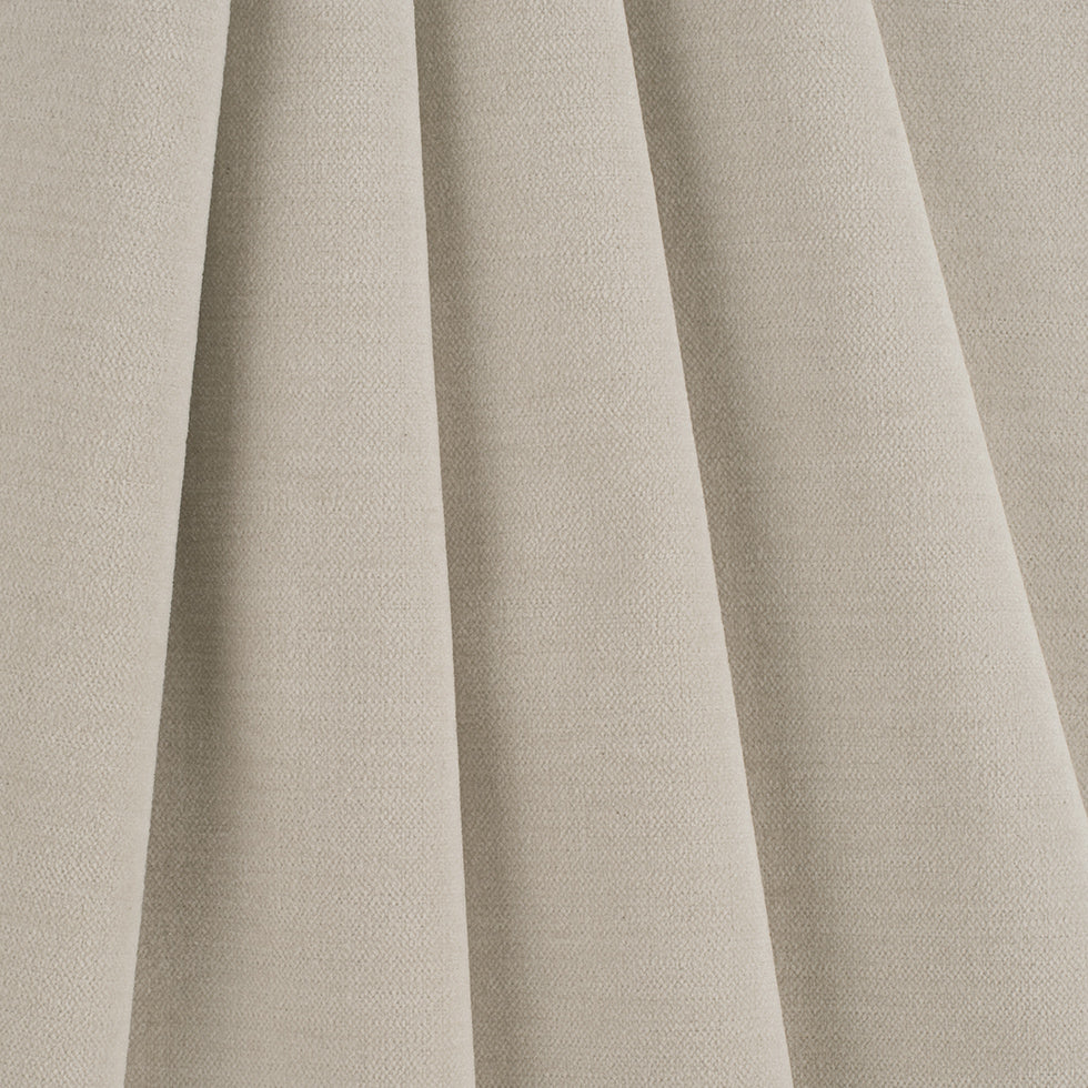 Cream Polyester Blended Chenille