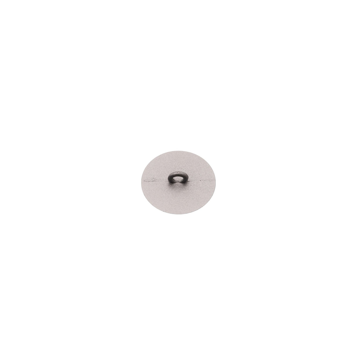 Italian Silver Zamac Shank Back Button - 18L/11.5mm