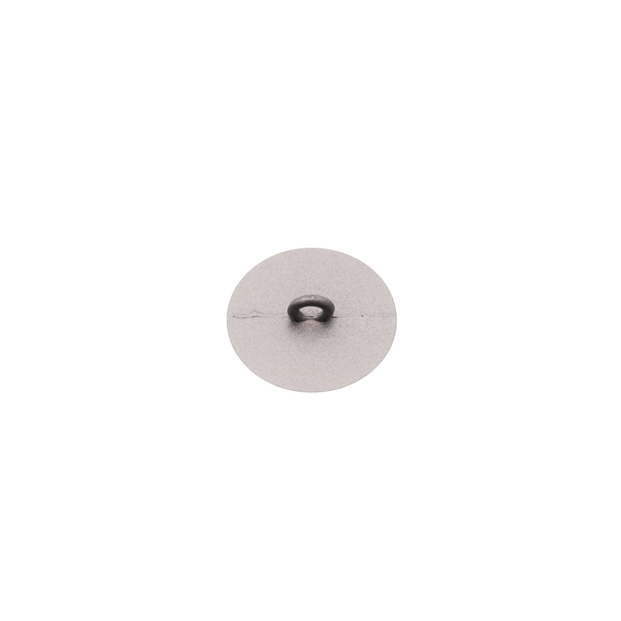 Italian Silver Zamac Shank Back Button - 24L/15mm