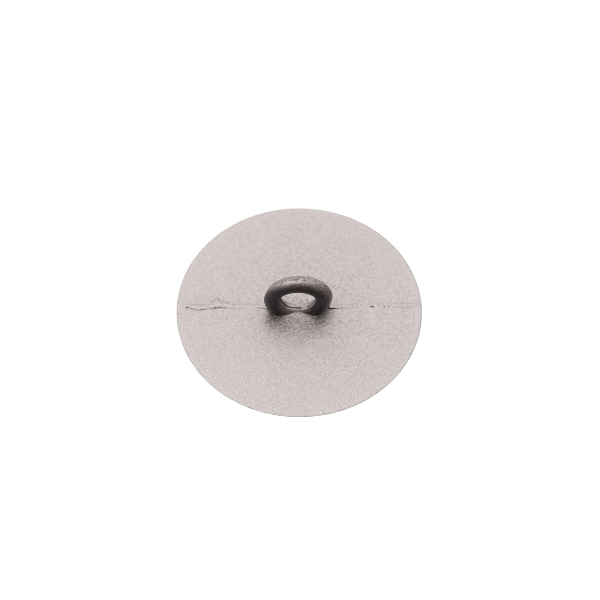 Italian Silver Zamac Shank Back Button - 36L/23mm