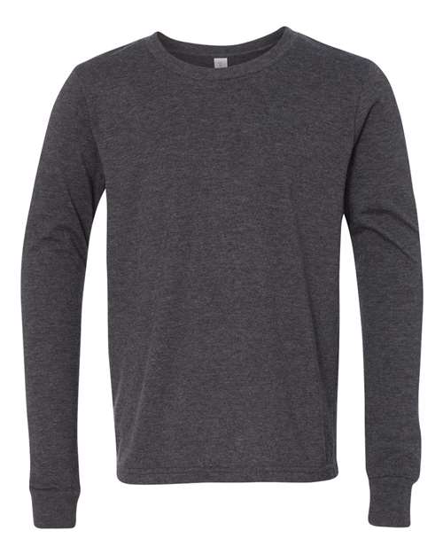 Youth Heather CVC Long Sleeve Tee