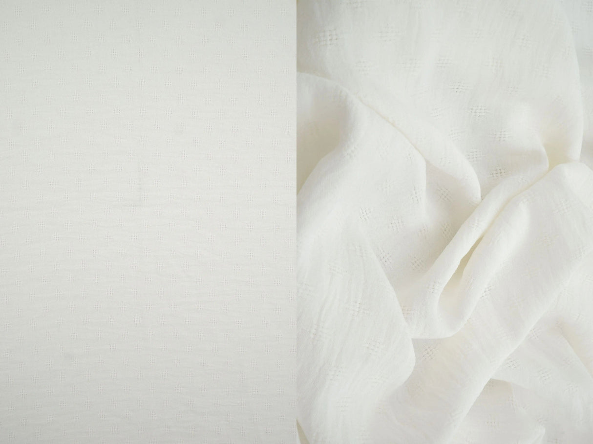 1 Yard CEY Airflow Woven Jacquard Fabric Lightweight 100% Polyester 59/60 Inches Wide