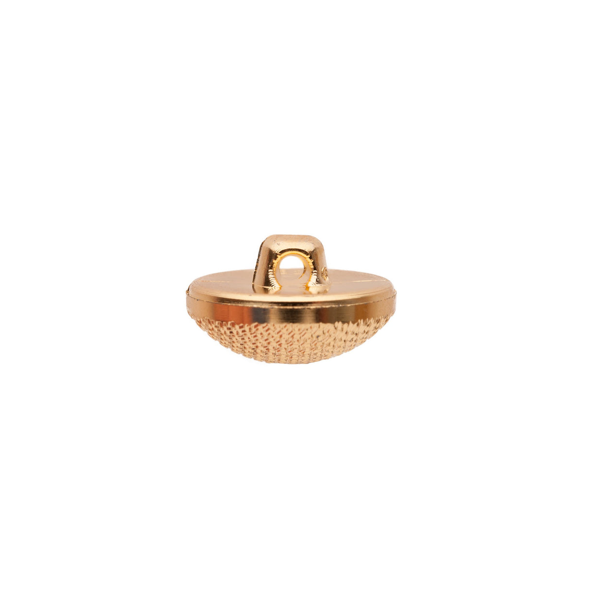 Italian Gold Textured Shank Back Button - 32L/20mm