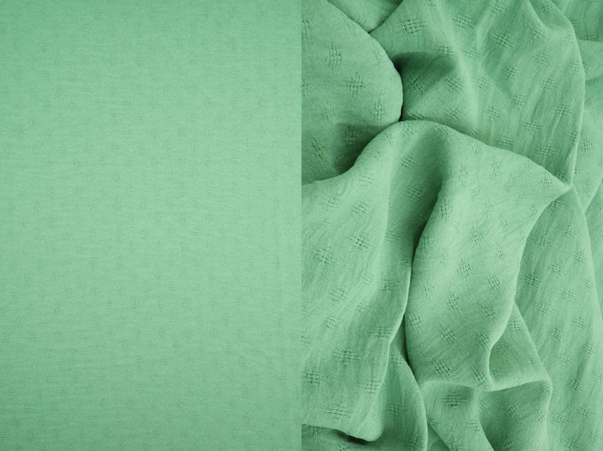 1 Yard CEY Airflow Woven Jacquard Fabric Lightweight 100% Polyester 59/60 Inches Wide