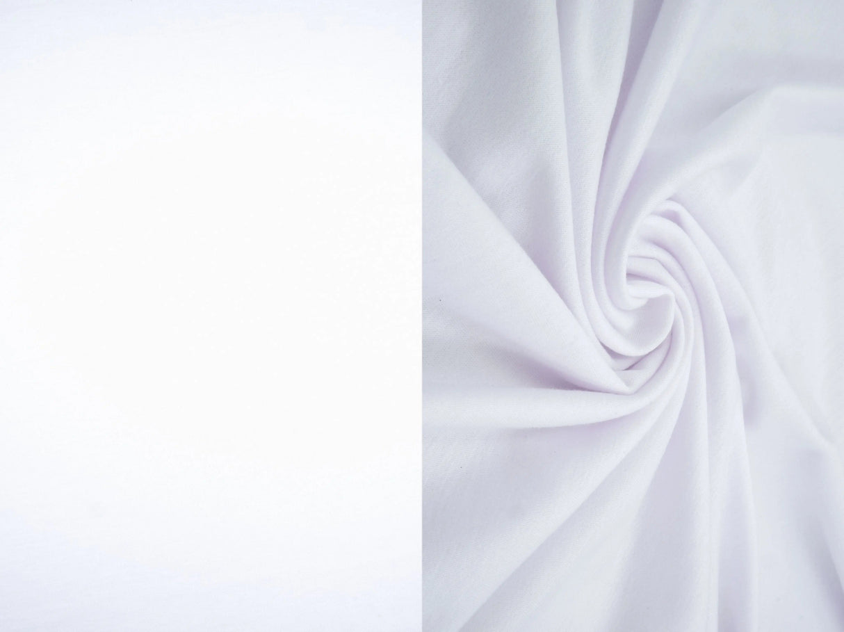 French Terry Solid Fabric 1 Yard Soft Stretch Cozy Knit 58/60" Wide