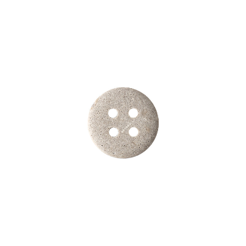 Rimmed Brown 4-Hole Button - 18L/11.5mm