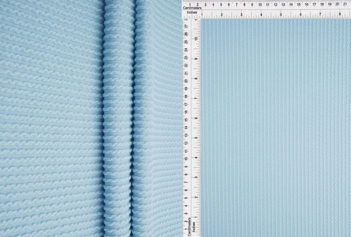 56/57" Double Knit Cozy Fabric 77% Polyester 18% Rayon 5% Spandex 240 GSM by Yard