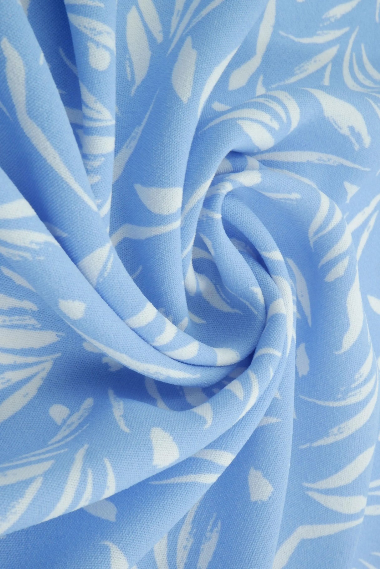 1 Yard Cey Leaf Print Fabric, 58/59'' Wide 100% Polyester