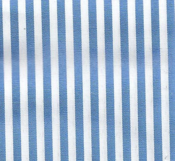 Poplin Stripe Woven Navy