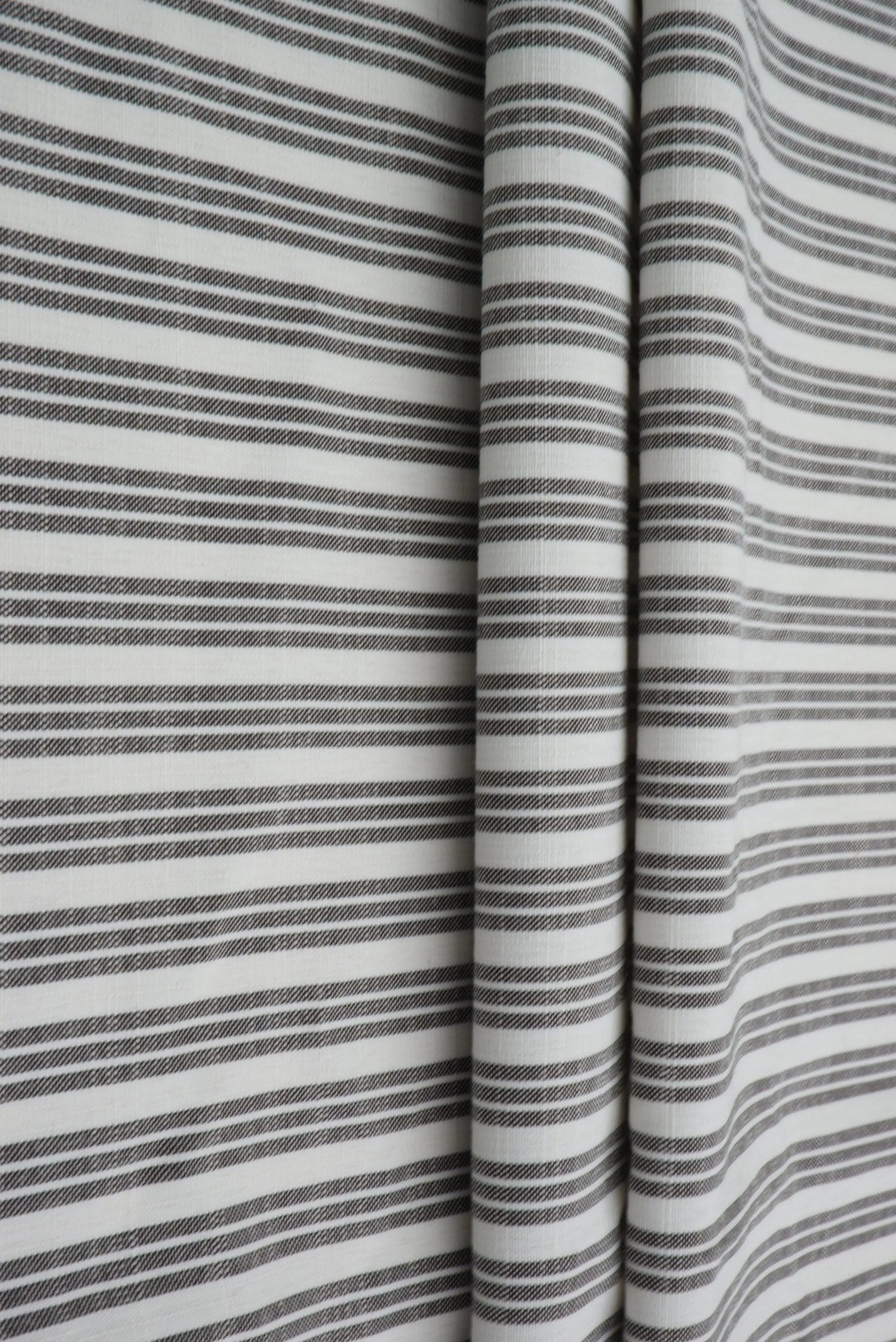 Triple Stripe Poplin Woven Fabric Poly Rayon Blend, 57/58" Wide