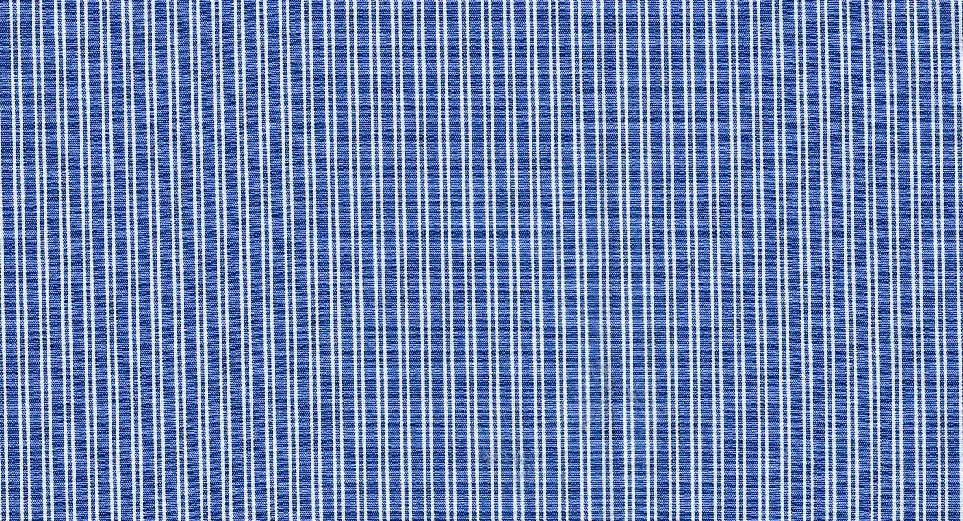Pinstripe Poplin Woven Fabric Poly Cotton Blend, 57/58" Wide