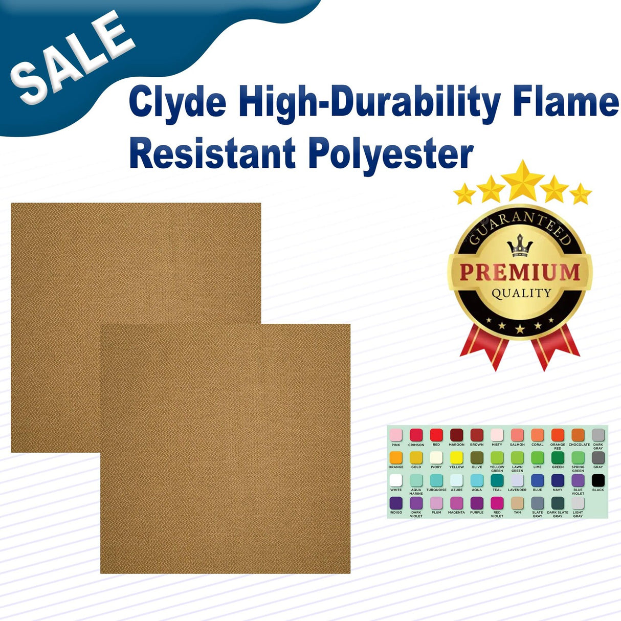 Clyde High-Durability Flame Resistant Polyester