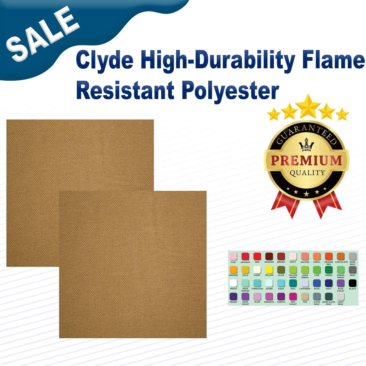 Clyde High-Durability Flame Resistant Polyester