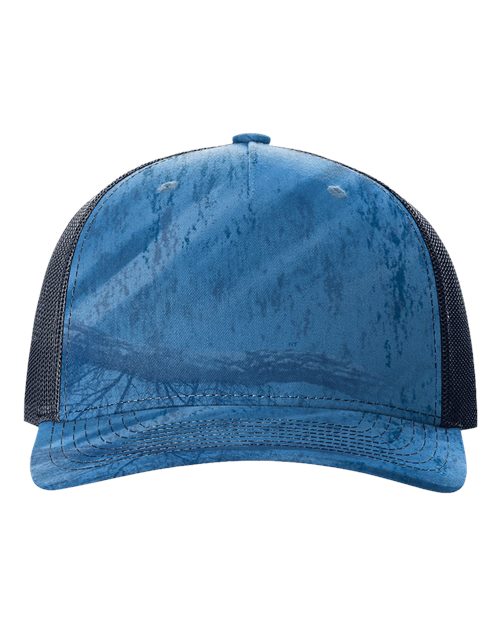 Richardson Printed Five-Panel Trucker Cap