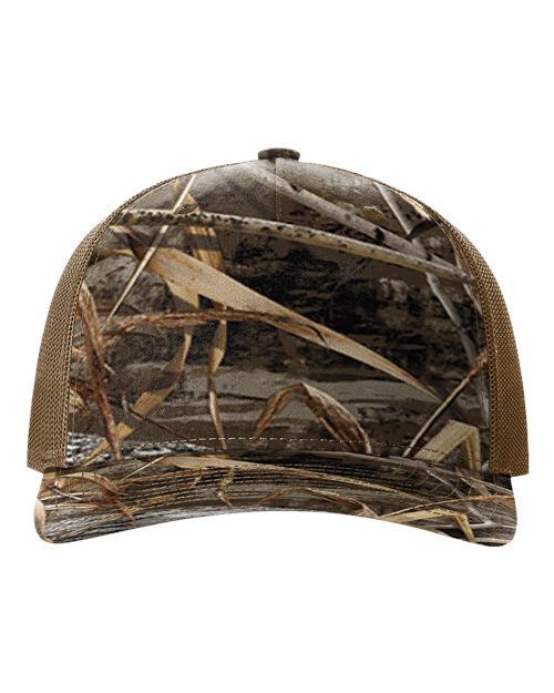 Richardson Printed Five-Panel Trucker Cap