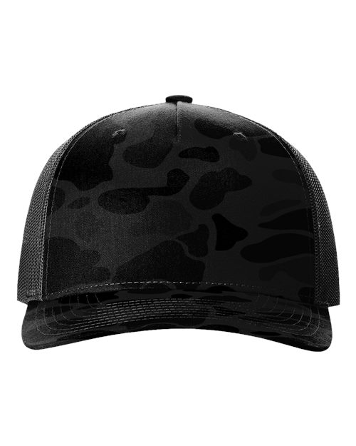 Richardson Printed Five-Panel Trucker Cap