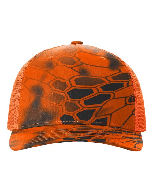 Richardson Printed Five-Panel Trucker Cap