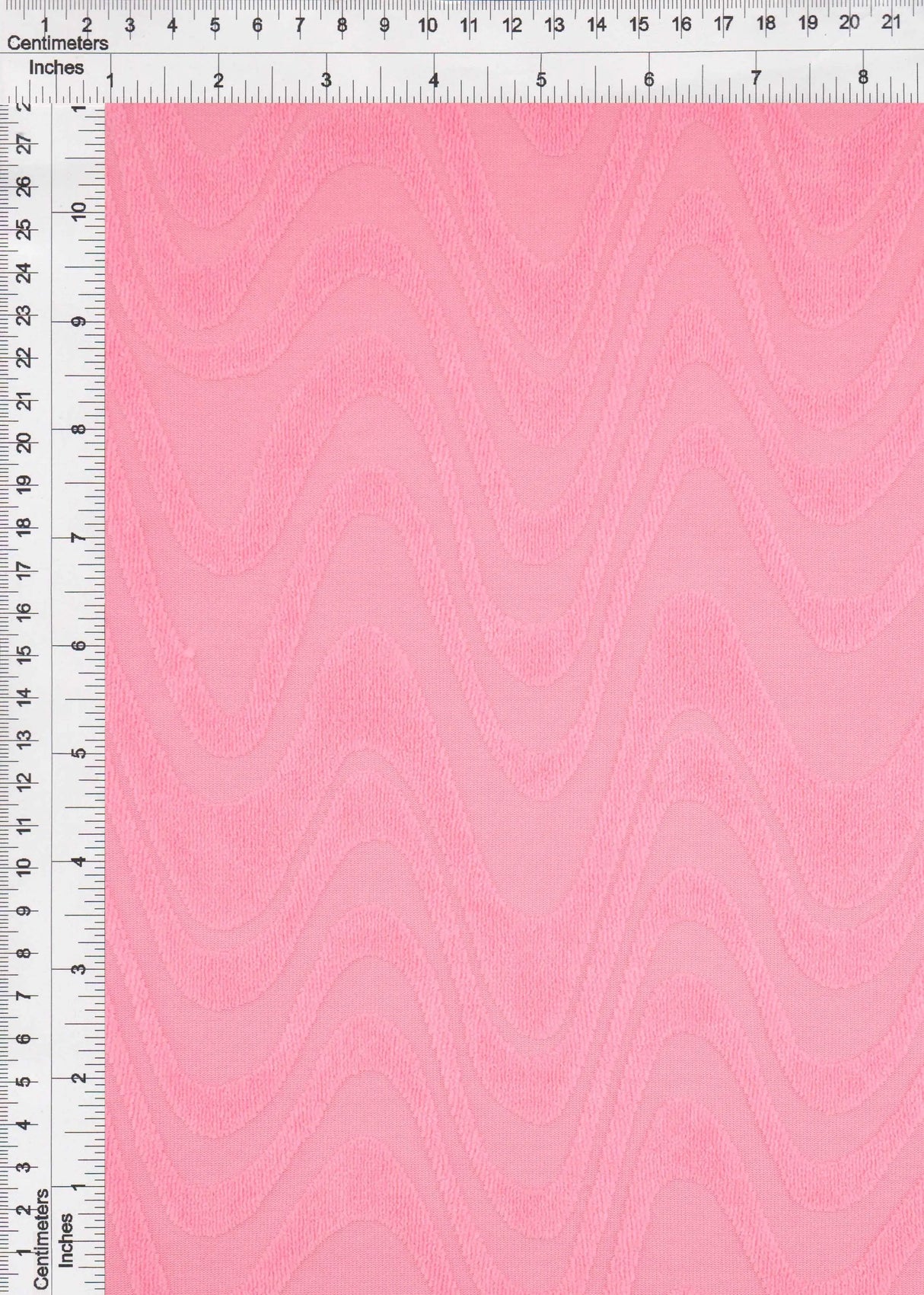 1 Yard Ocean Wave Jacquard Towel Fabric Polyester Spandex Blend 58/60 Inches Wide