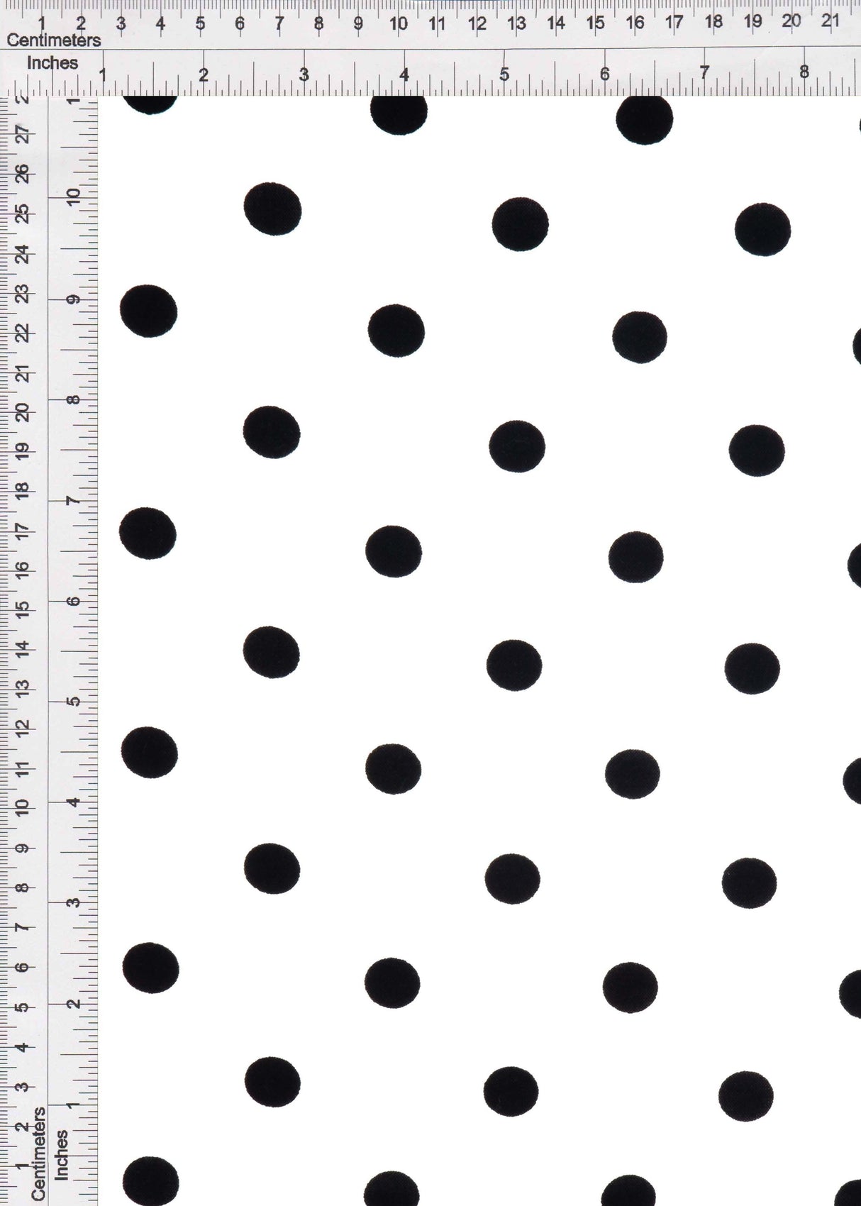 Rayon Challis Polka Dot Print