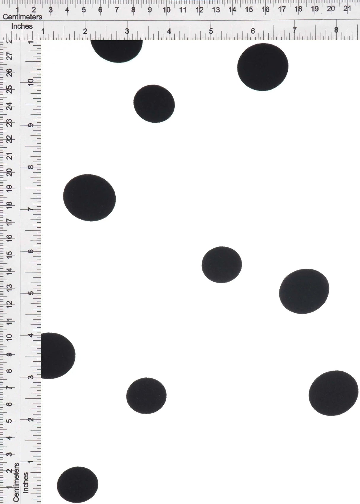 1 Yard Rayon Challis Polka Dot Print Fabric, 54'' Wide 100% Rayon