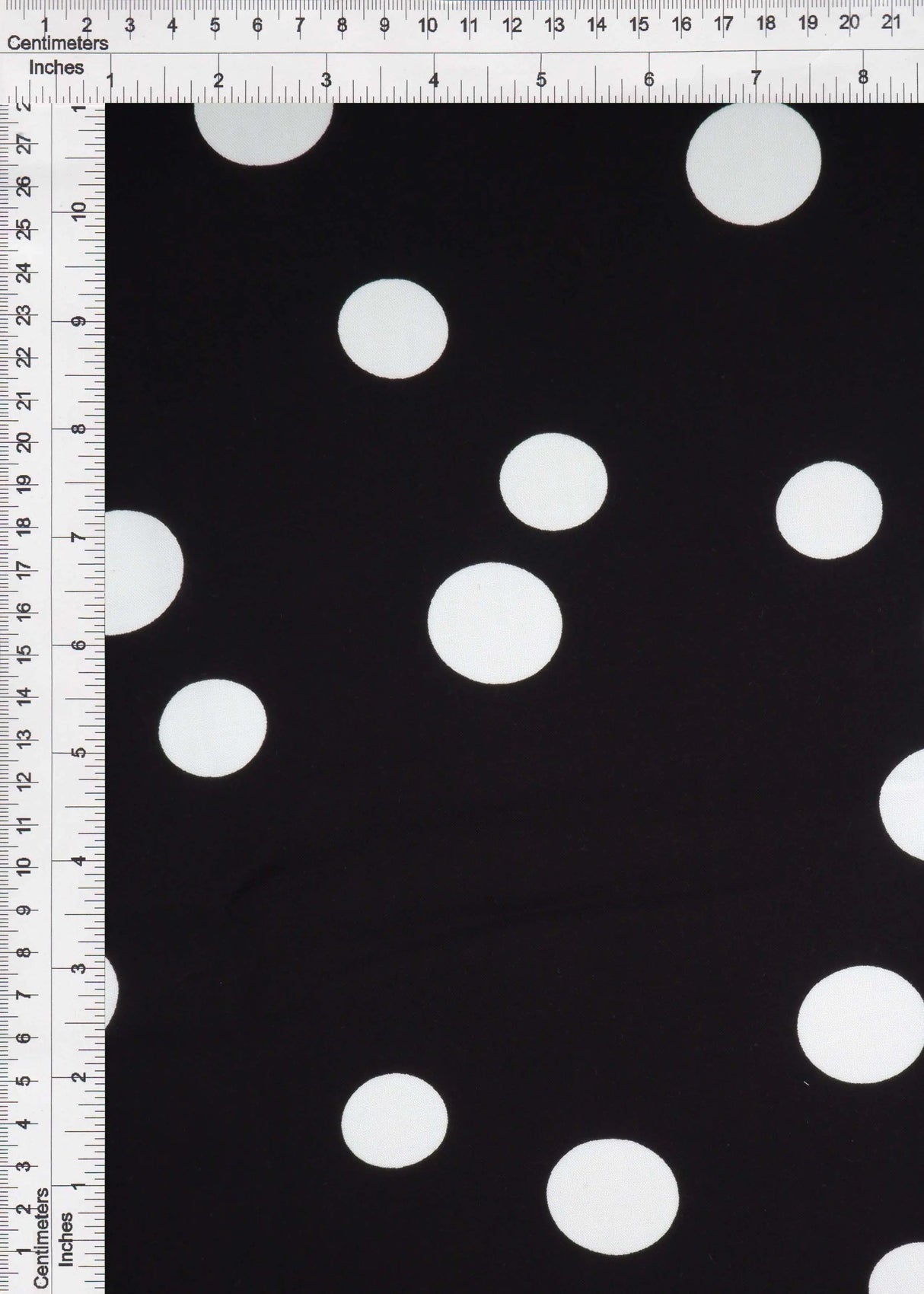 1 Yard Rayon Challis Polka Dot Print Fabric, 54'' Wide 100% Rayon