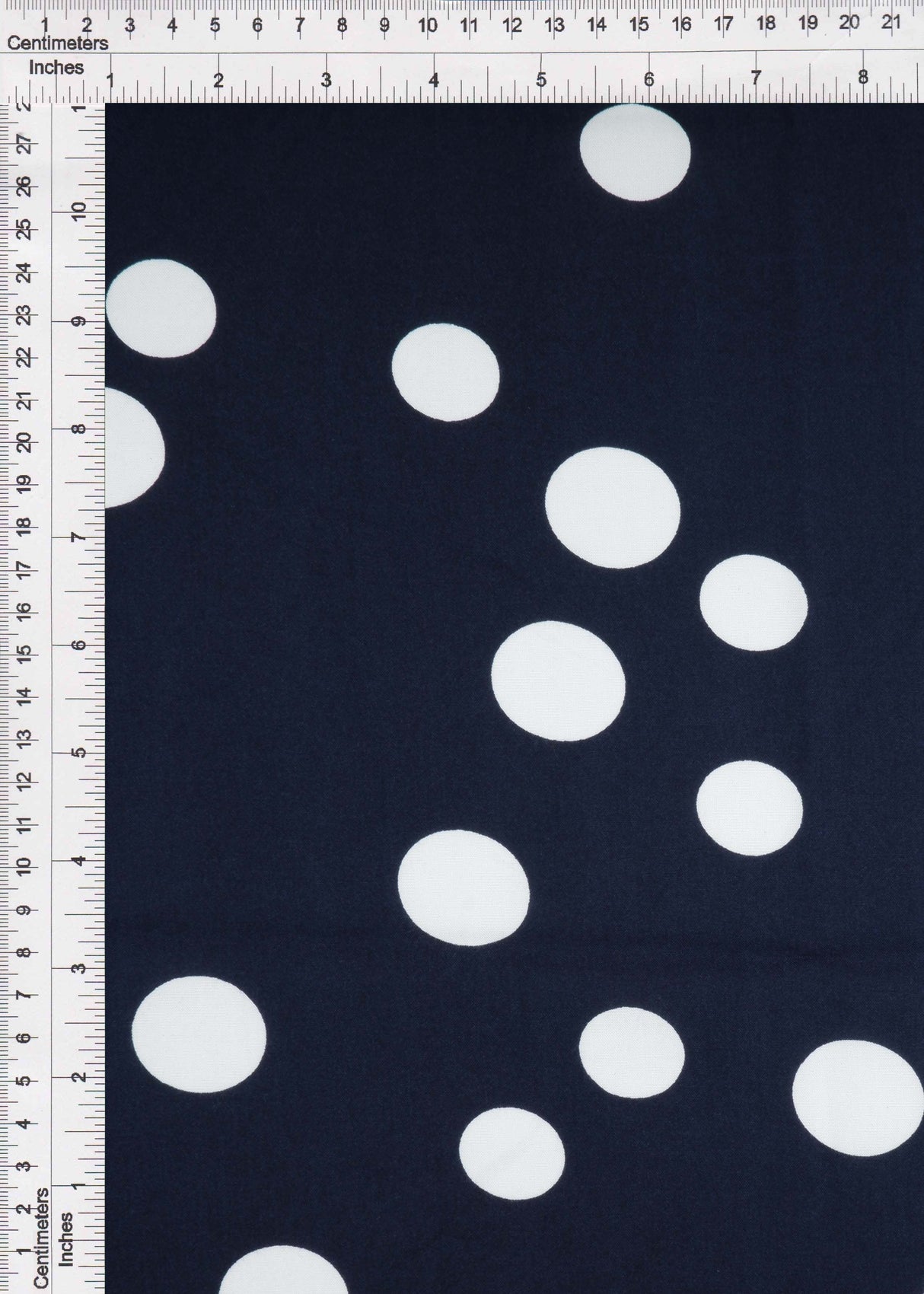 Rayon Challis Polka Dot Print