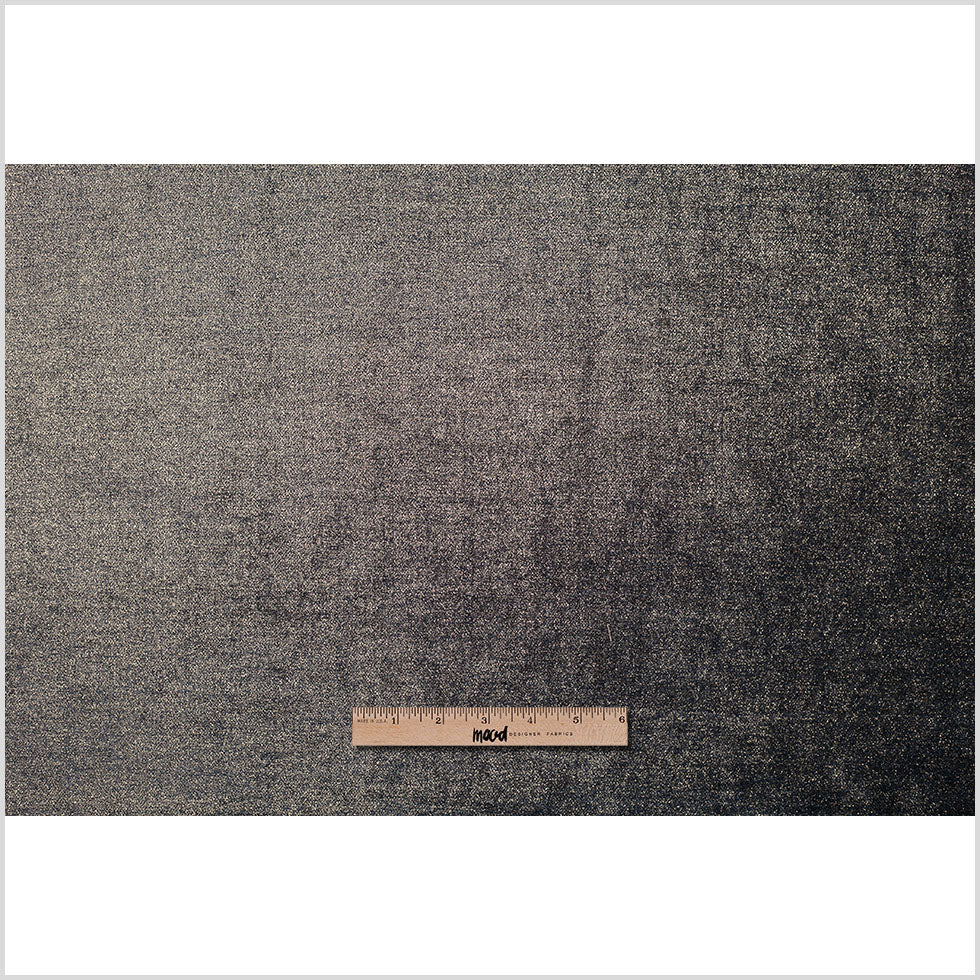 Short Pile Indigo Metallic Polyester Blended Velvet