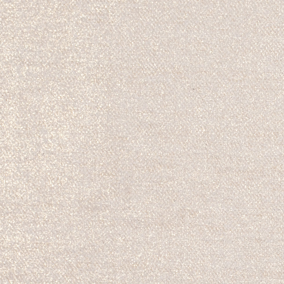 Short Pile Ivory Metallic Polyester Blended Velvet