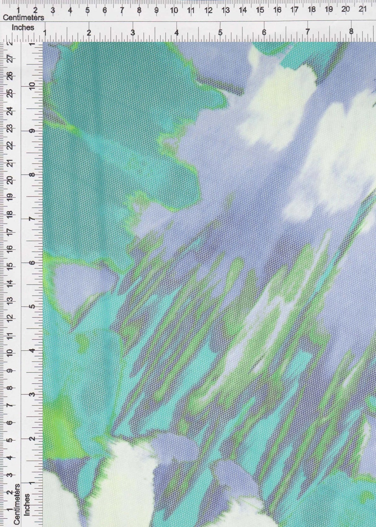 1 Yard Digital Tie Dye Mesh Fabric, 54'' Wide Polyester Spandex Blend