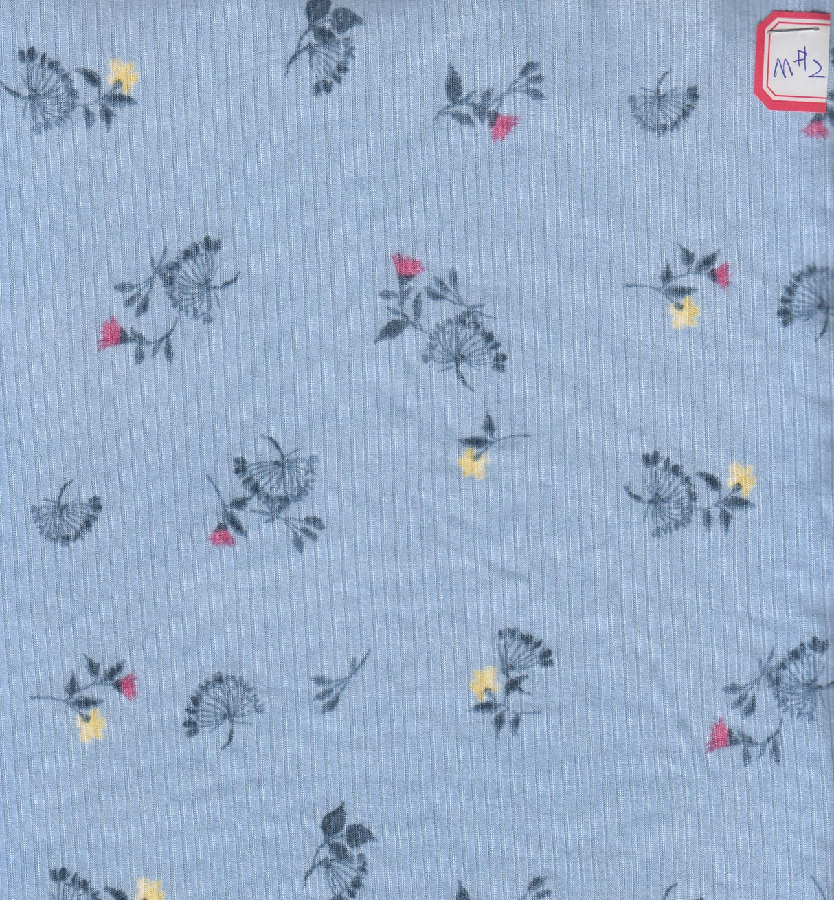 Rib Knit Ditsy Floral Print