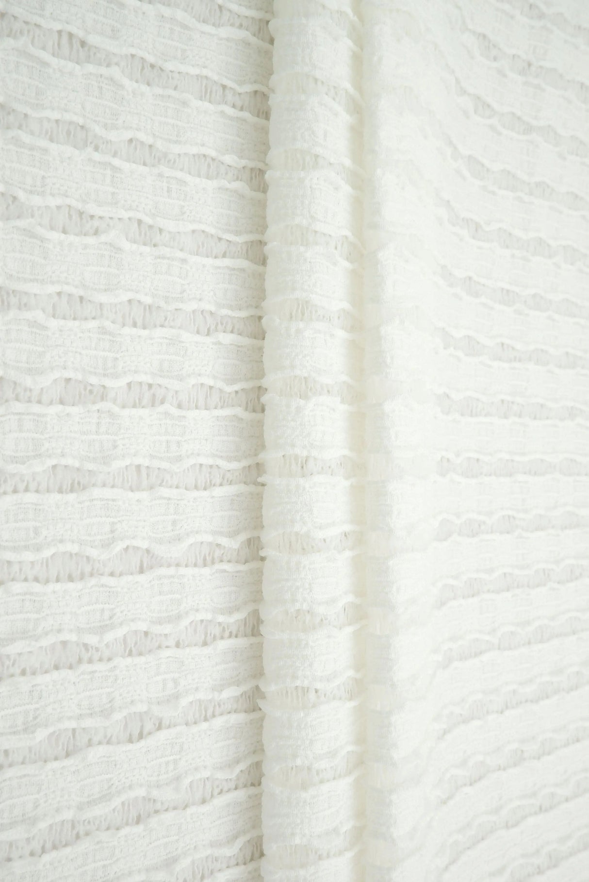 Lady Jane Stripe Lace Fabric 1 Yard Soft Stretch Delicate Material 53/54" Wide