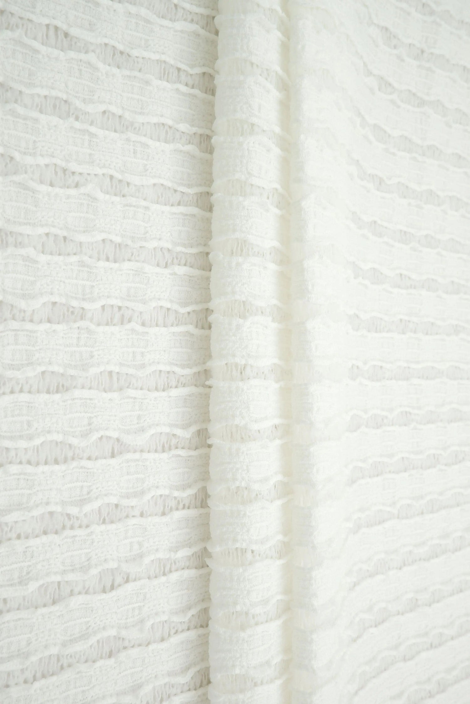 Lady Jane Stripe Lace Fabric 1 Yard Soft Stretch Delicate Material 53/54" Wide