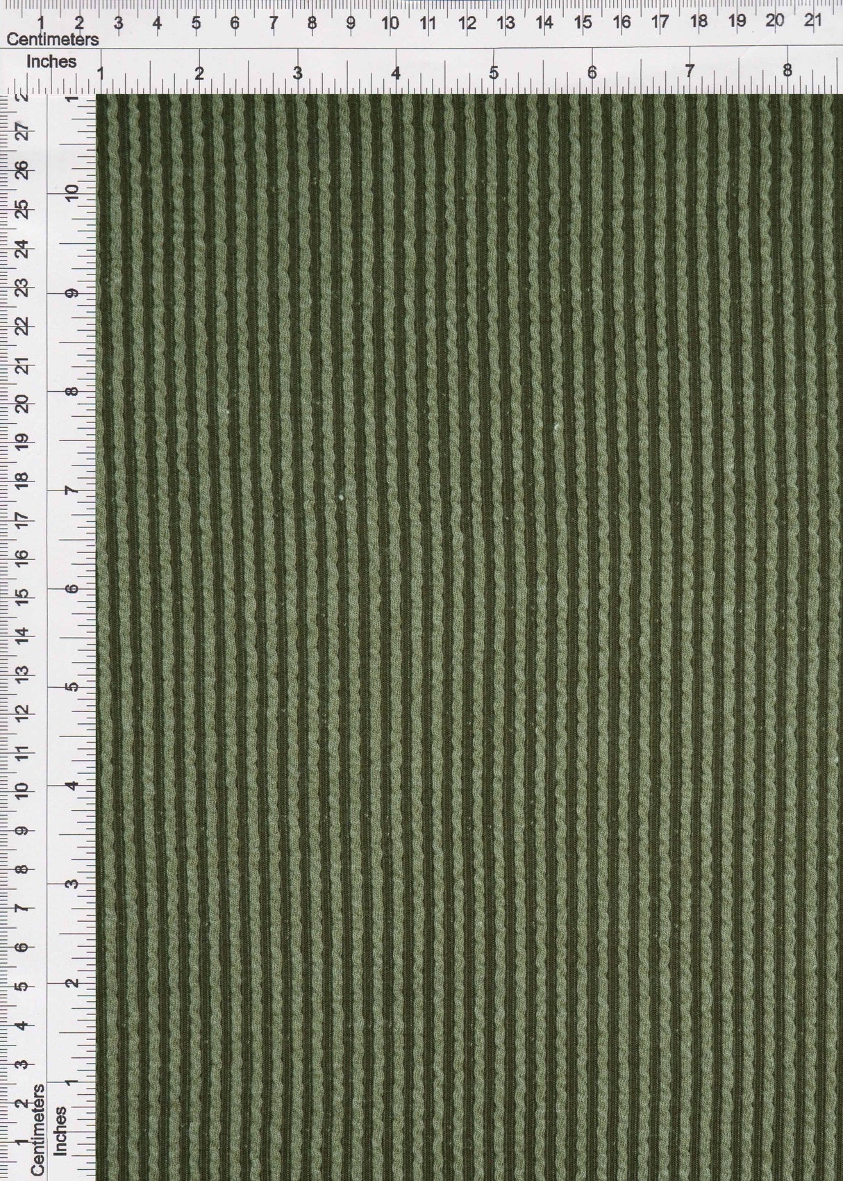 Jacquard Double Knit Rib Stretch Fabric