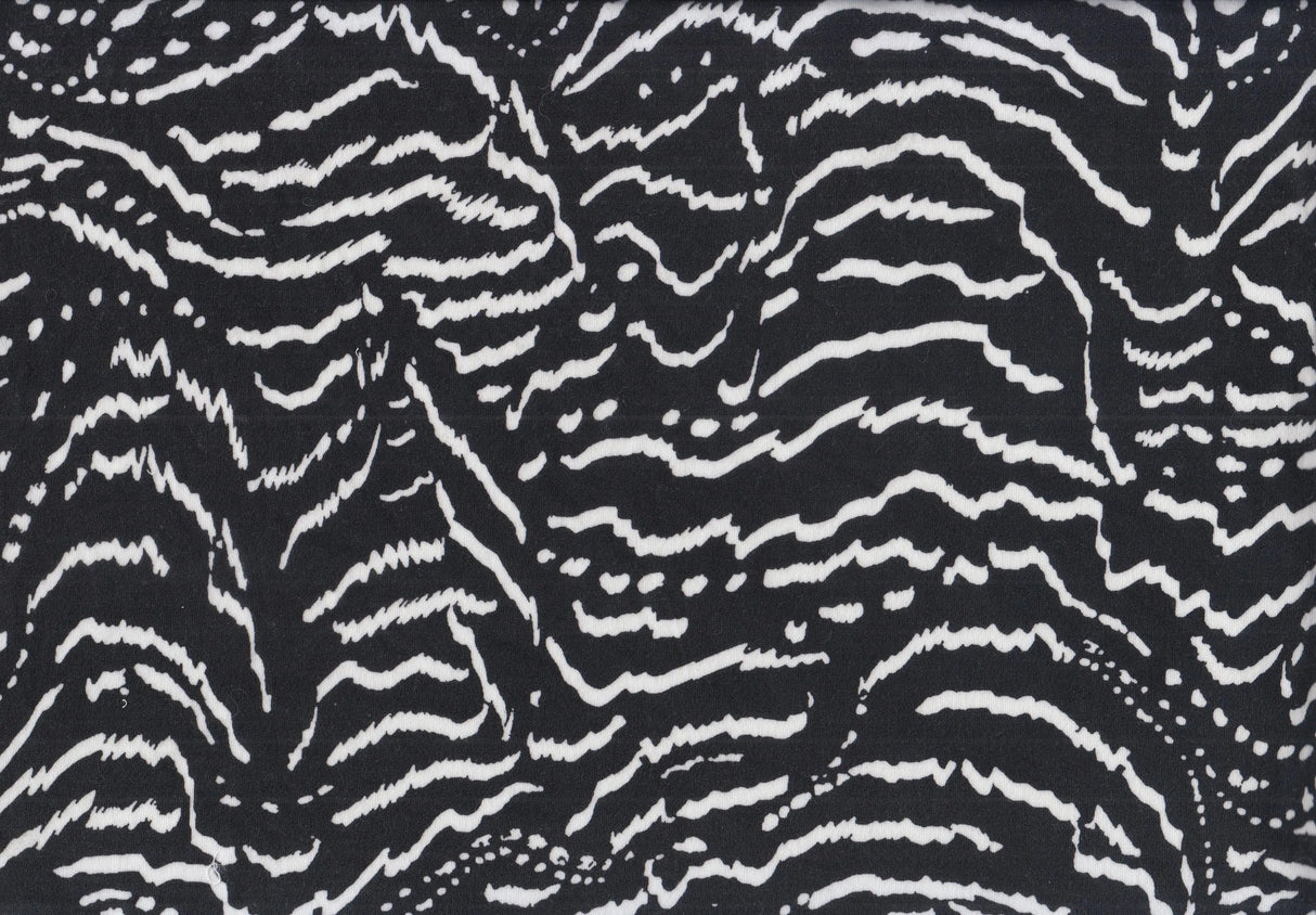 1 Yard DTY Brushed Animal Print Knit Fabric, 58/60'' Wide Polyester Spandex Blend