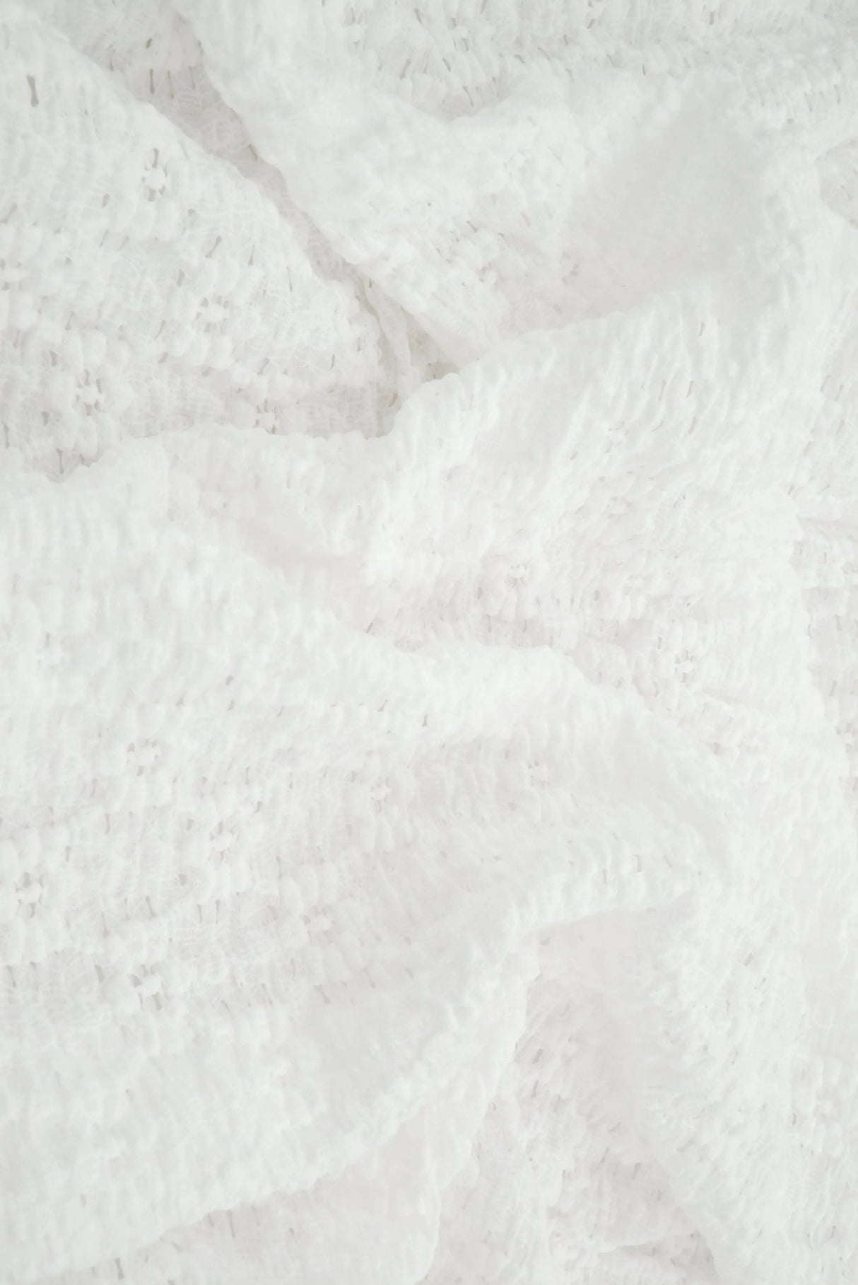 Ditsy Floral Lace Fabric 60% Nylon 35% Cotton 5% Spandex Soft Stretch 52/53 Inches Wide