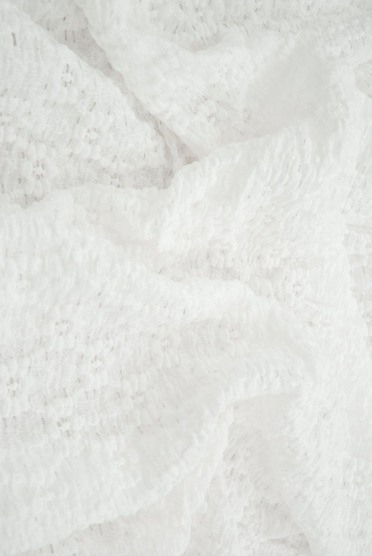 Ditsy Floral Lace Nylon Cotton Spandex
