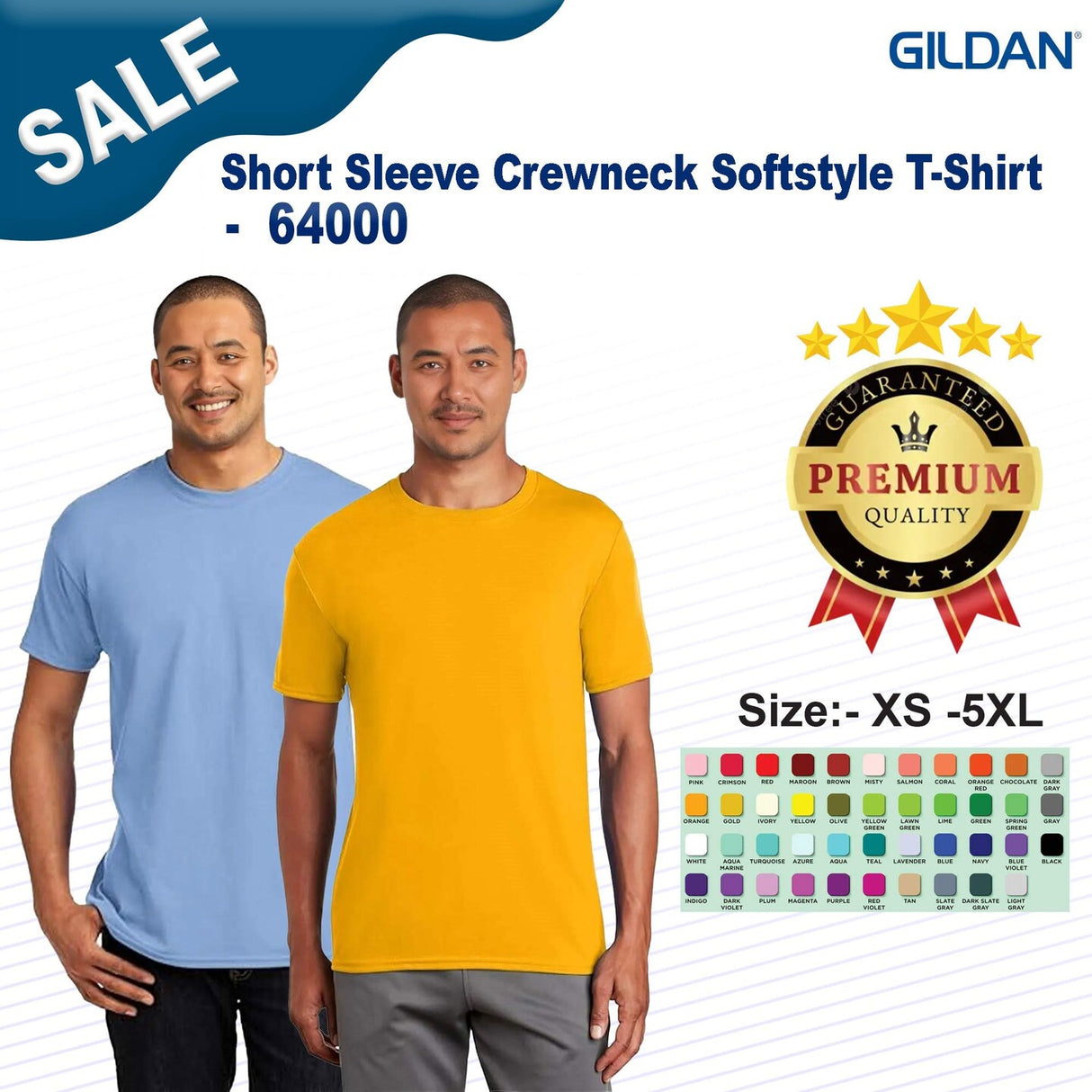 Gildan® Short Sleeve Crewneck Softstyle T-Shirt