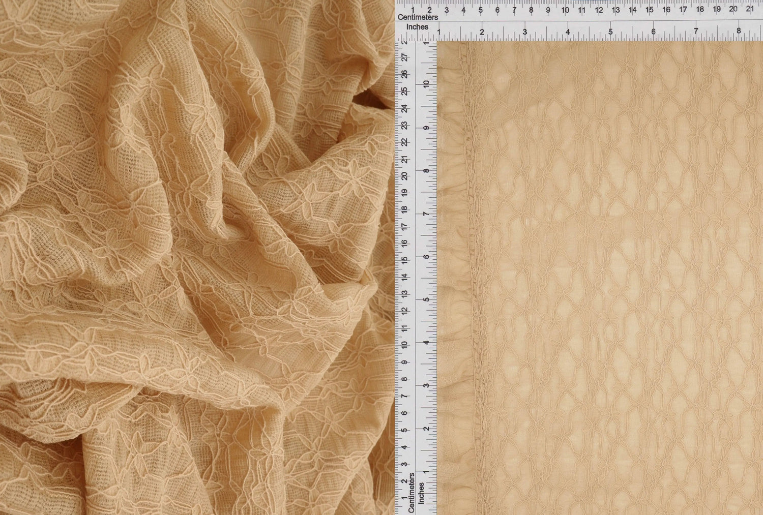 Ditsy Flower Lace Fabric 1 Yard Soft Stretch Lightweight Material 48/50" Wide