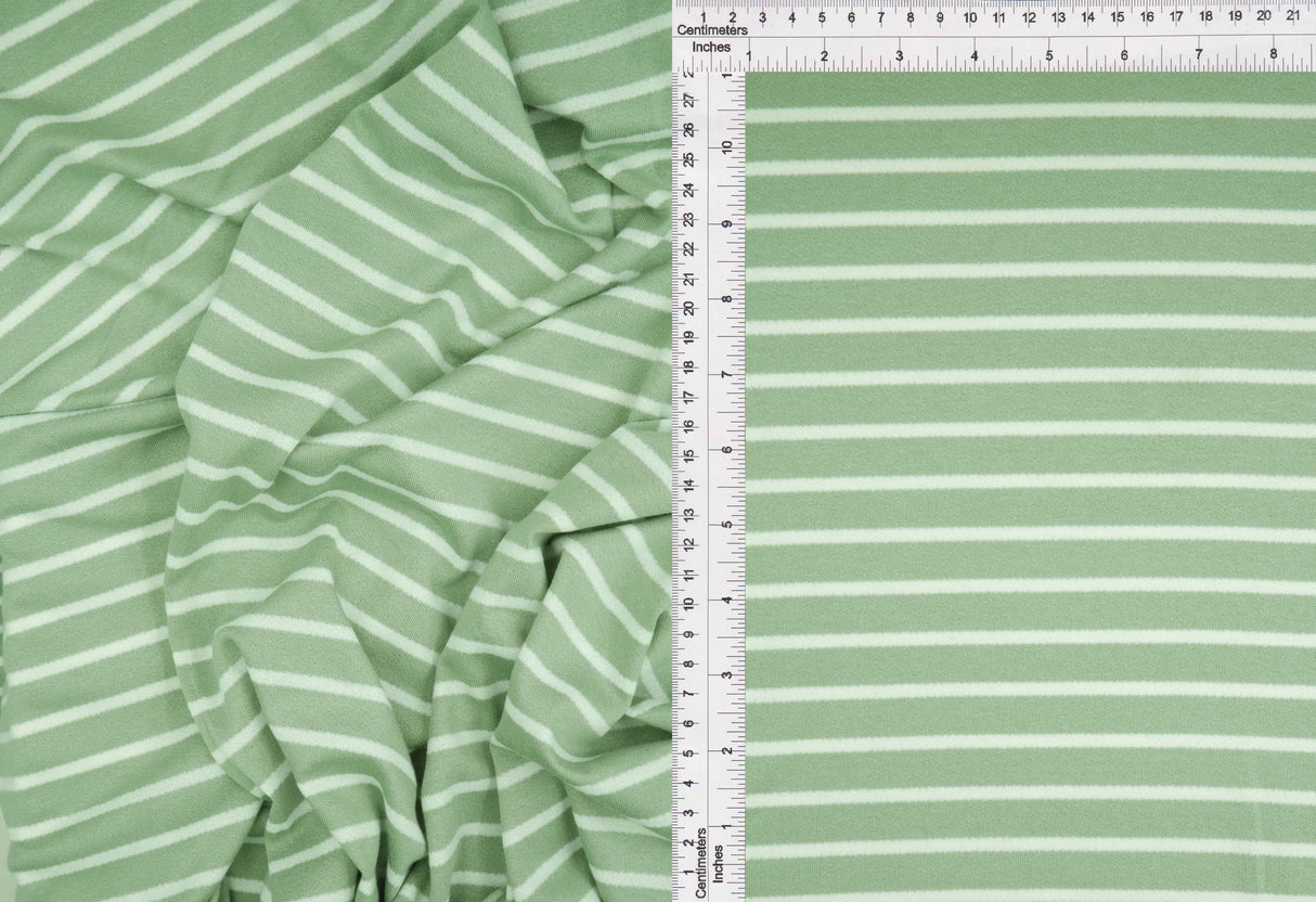 Viscose Crepe Stripe Stretch Fabric