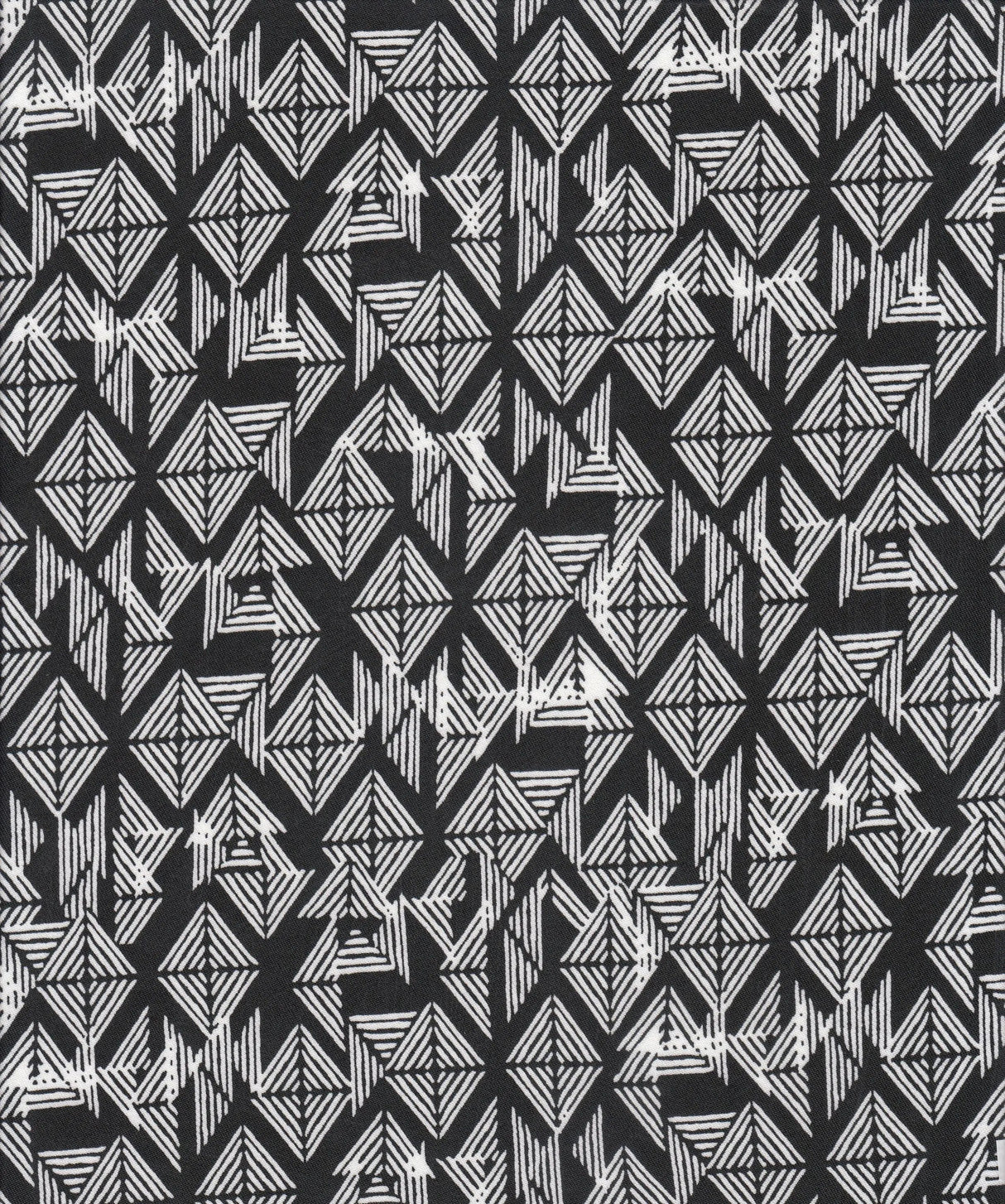 Geo Abstract Brushed DTY Knit Fabric Soft Stretch Material 58/60" Wide