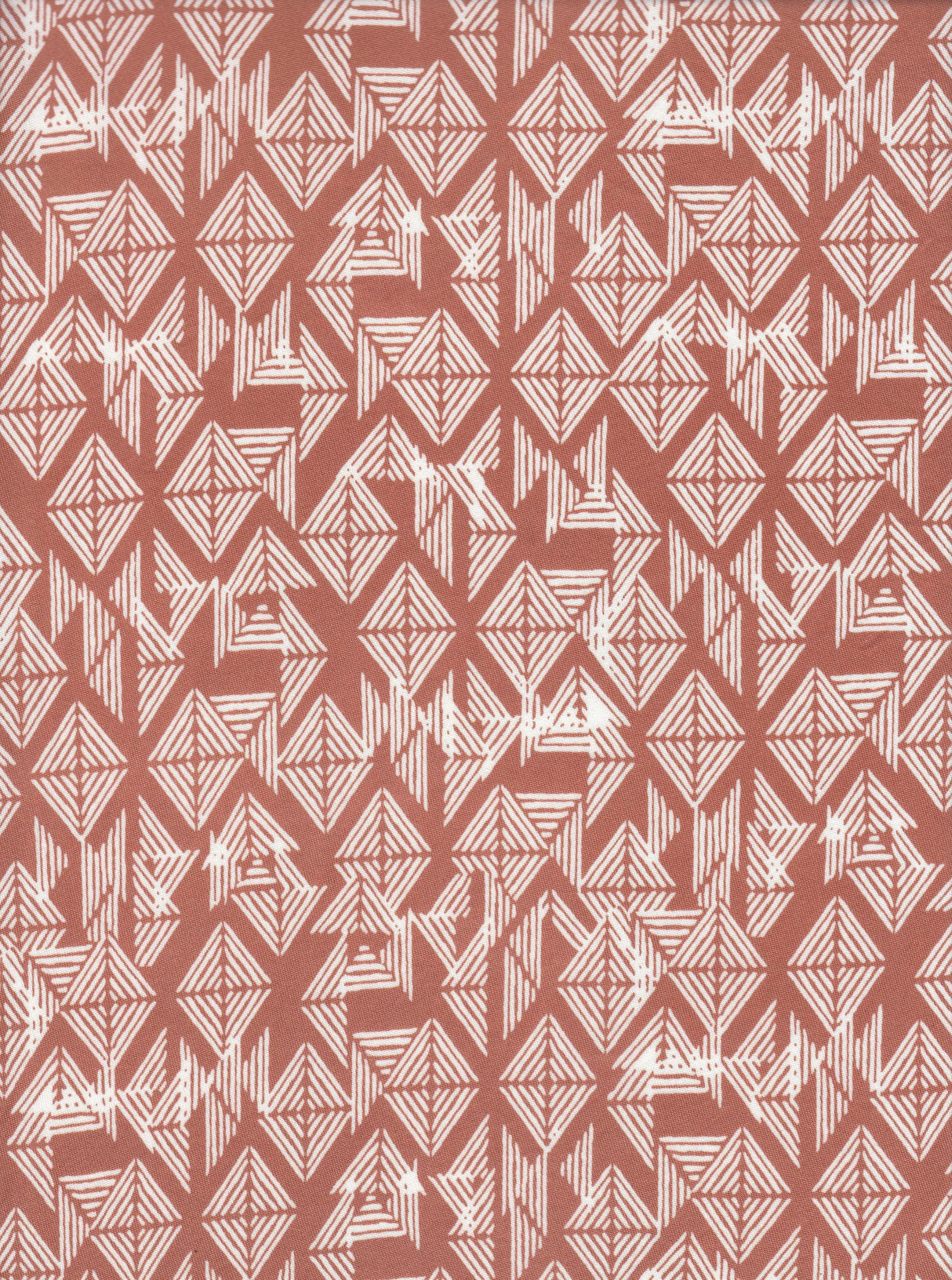 Geo Abstract Brushed DTY Knit Fabric Soft Stretch Material 58/60" Wide