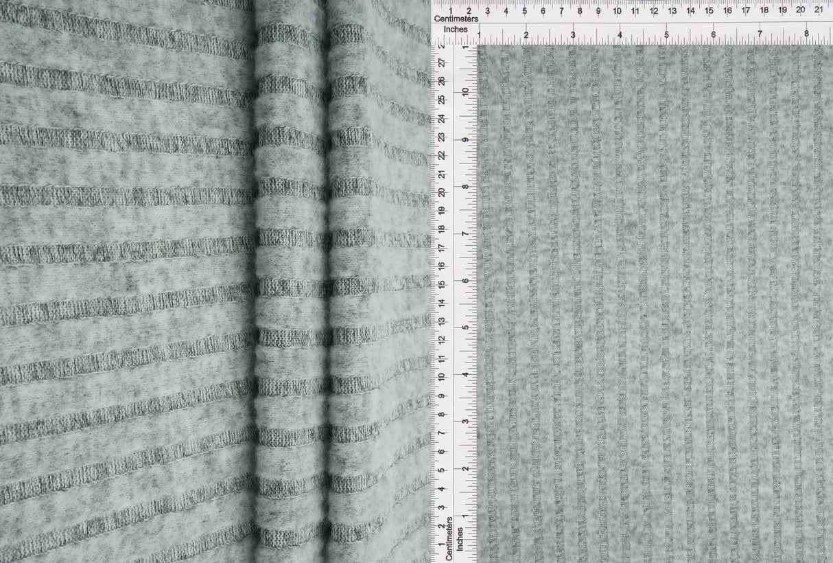 Brushed Hacci Sweater Knit Rib