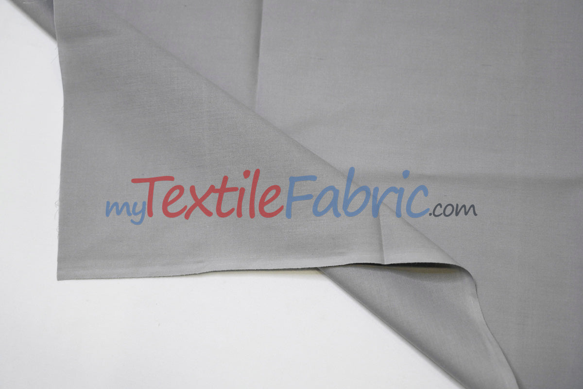 Polyester Cotton Broadcloth Fabric - Solid Colors, 58/60" Width (1 Yard)