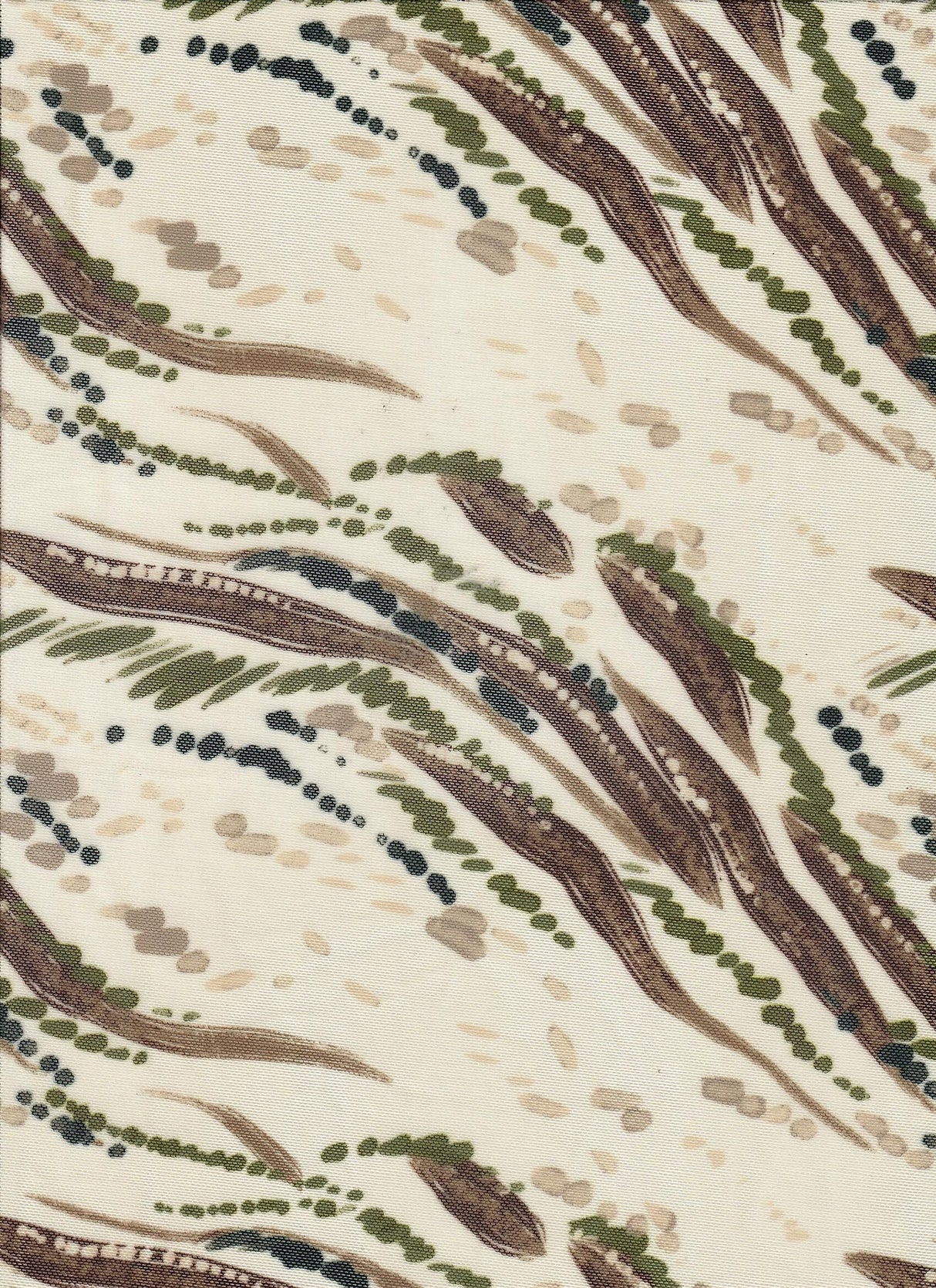 Printed Mesh Abstract Multi-Color Fabric