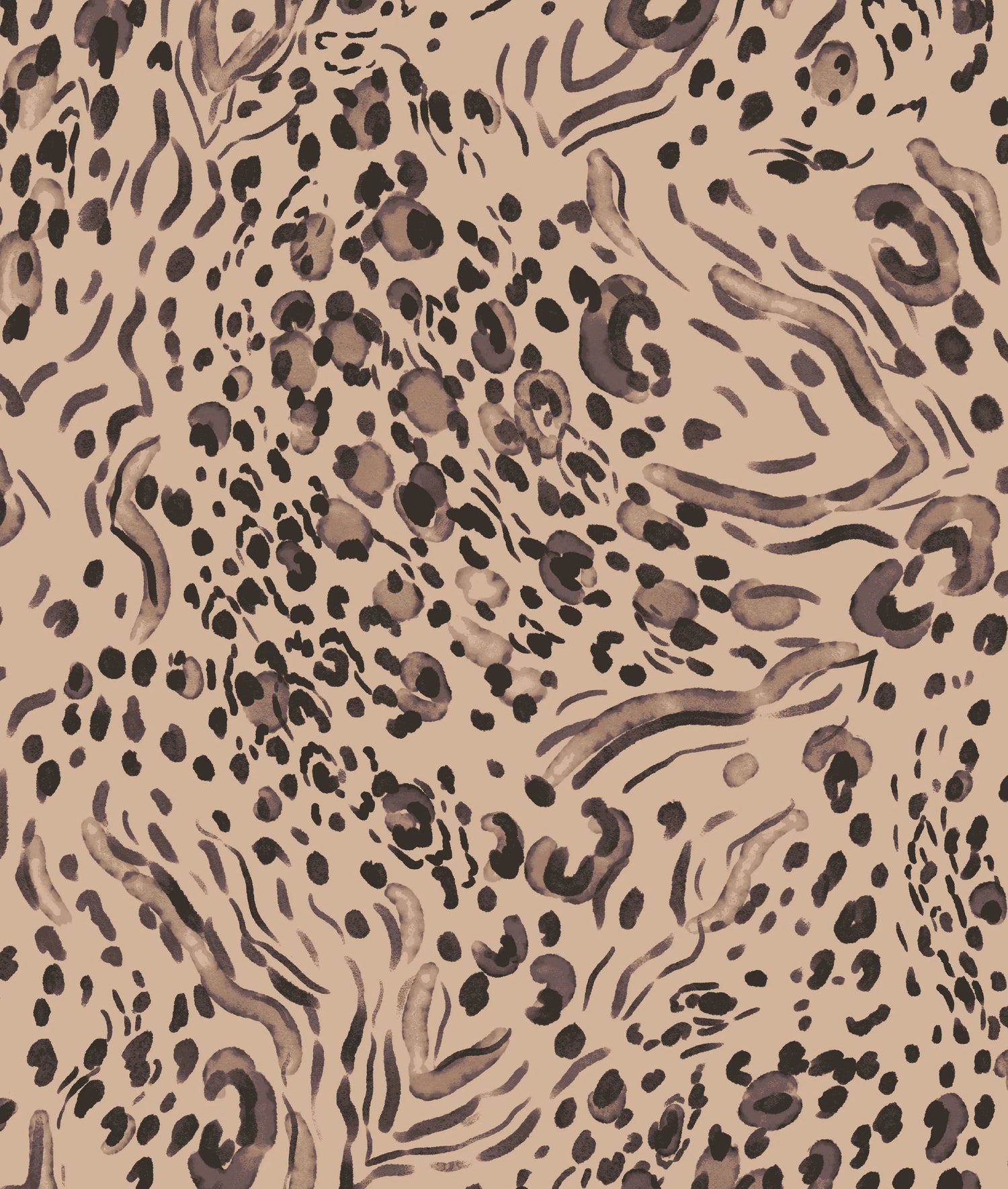 1 Yard Abstract Print DTY Brushed Stretch Fabric Soft Polyester Spandex 58/60 Inch Wide