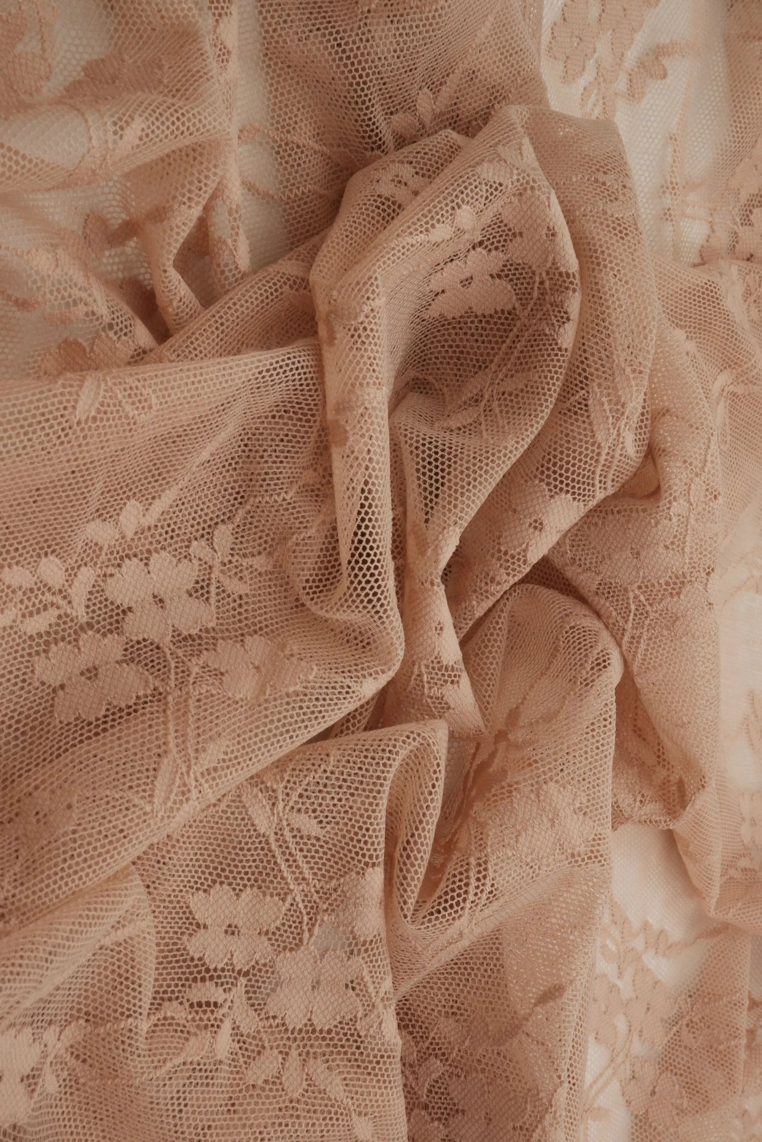 1 Yard Ditsy Floral Lace Fabric, 58/60'' Wide Nylon Spandex Blend