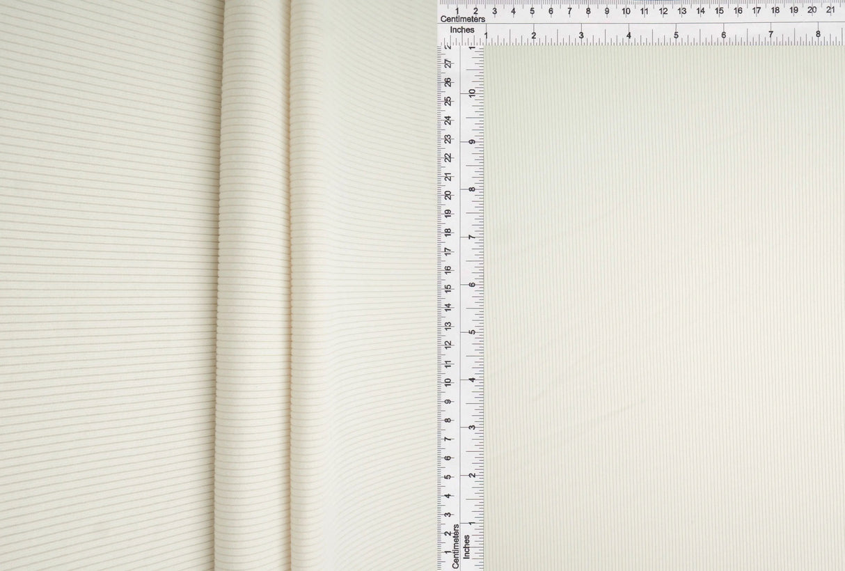 1 Yard Solid 2x2 Peach Rib Knit Fabric, 48'' Wide Polyester Spandex Blend