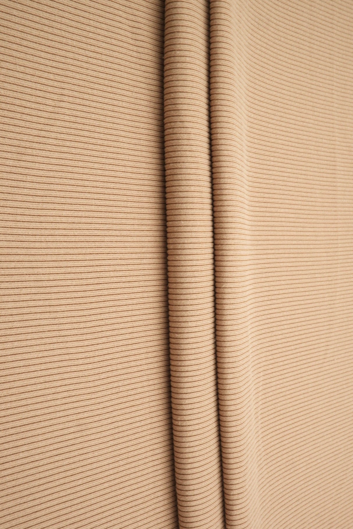 Peach Rib Knit Solid