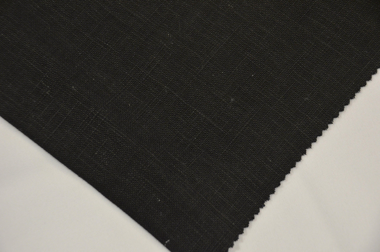 100% Natural Ramie Fabric - White, Ivory, Black, 52/53" Width, 280GSM (1 Yard)