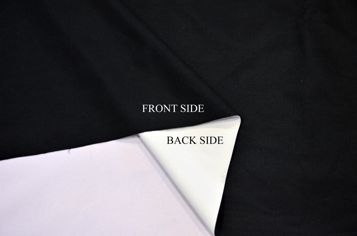 Blackout Lining Polyester Cotton Fabric - Blackout Curtain Liner, Solid, 54" Wide (1 Yard)